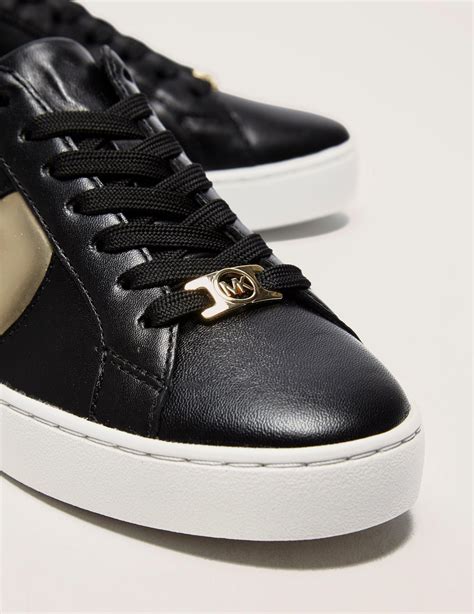 michael kors fulton gold sneakers|Michael Kors black gold sneakers.